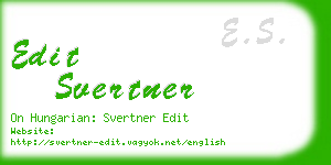 edit svertner business card